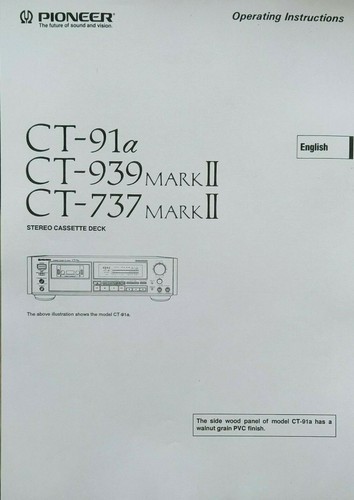 Pioneer 91a 939 mk2 - ct-91a,